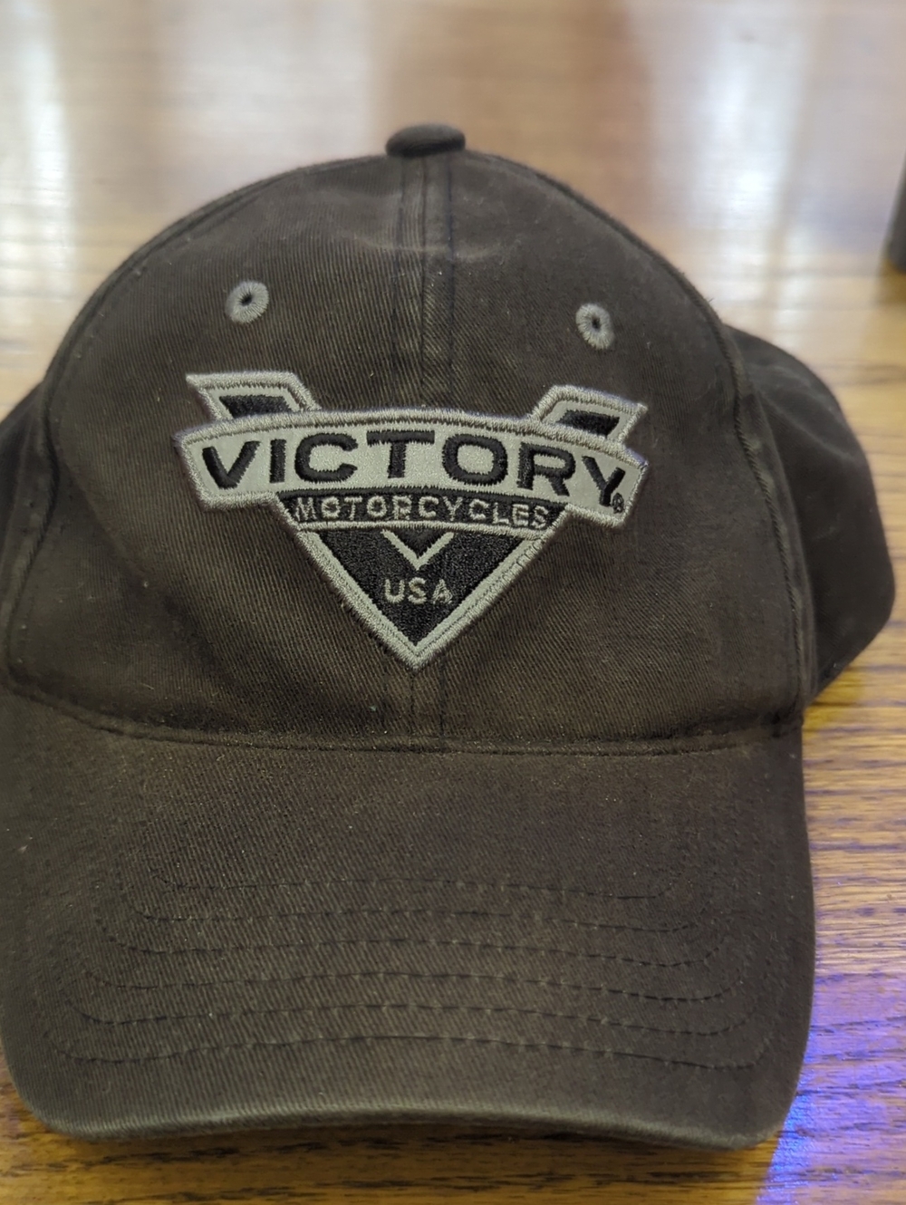 Victory Motorcycle Black Cap